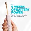 imageLumineux Sonic Electric Toothbrush for Adults  Bamboo Heads Deep Ocean Blue Includes 2 Super Soft Bristle Bamboo Tooth Brush Heads Charging Station ampamp USB Charge Cord  RechargeablePink