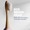 imageLumineux Sonic Electric Toothbrush for Adults  Bamboo Heads Deep Ocean Blue Includes 2 Super Soft Bristle Bamboo Tooth Brush Heads Charging Station ampamp USB Charge Cord  RechargeablePink