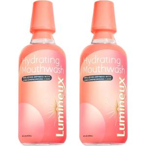 imageLumineux Hydrating Mouthwash 16 Oz 2 Pack  for Dry Mouth  Fluoride Free NO Alcohol Artificial Colors SLS Free Dentist Formulated