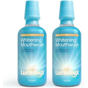 imageLumineux Teeth Whitening Mouthwash 16 Oz 2 Pack  Peroxide Free  Whitening Without The Sensitivity  NO Alcohol Fluoride ampamp SLS Free16 Fl Oz Pack of 2