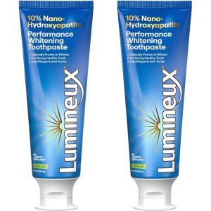image:imageLumineux 10 Nano Hydroxyapatite Performance Whitening Toothpaste  Fluoride Free amp Gentle Whitening  Clinically Supported amp NASADeveloped nHA for Strong Enamel amp Bright Smooth Teeth 375 oz375 Fl Oz Pack of 2